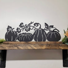 Load image into Gallery viewer, Pumpkin Scene With Wooden Holder - NO Tea Lights
