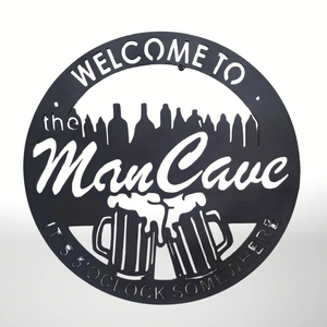Metal sign - Welcome to the Man Cave