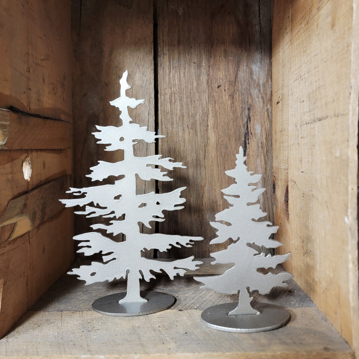 Metal Christmas Tree Set – Wood River Iron Works
