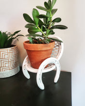Load image into Gallery viewer, Horseshoe Mini Chair - plant stand
