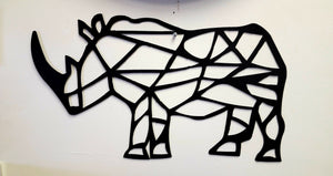Abstract Rhino Sign