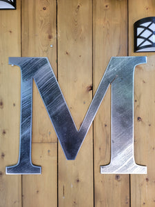 Modern Metal Letters Serif Font