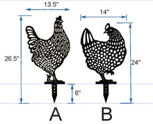 Load image into Gallery viewer, Garden and Yard ABSTRACT Chicken Stakes
