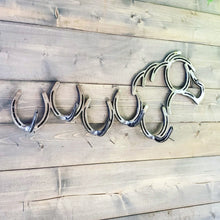 Load image into Gallery viewer, Horseshoe - Horse Coat Rack
