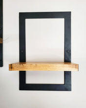 Load image into Gallery viewer, Metal Framed Floating Shelf
