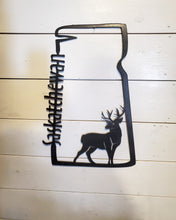 Load image into Gallery viewer, Saskatchewan Map with Deer
