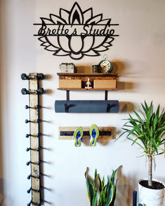 Custom Yoga Studio Sign, At-Home Yoga