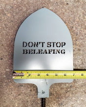 Load image into Gallery viewer, Funny Garden Stakes - Metal Shovel Puns - Garden Decor
