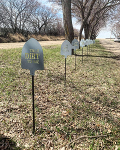 Funny Garden Stakes - Metal Shovel Puns - Garden Decor