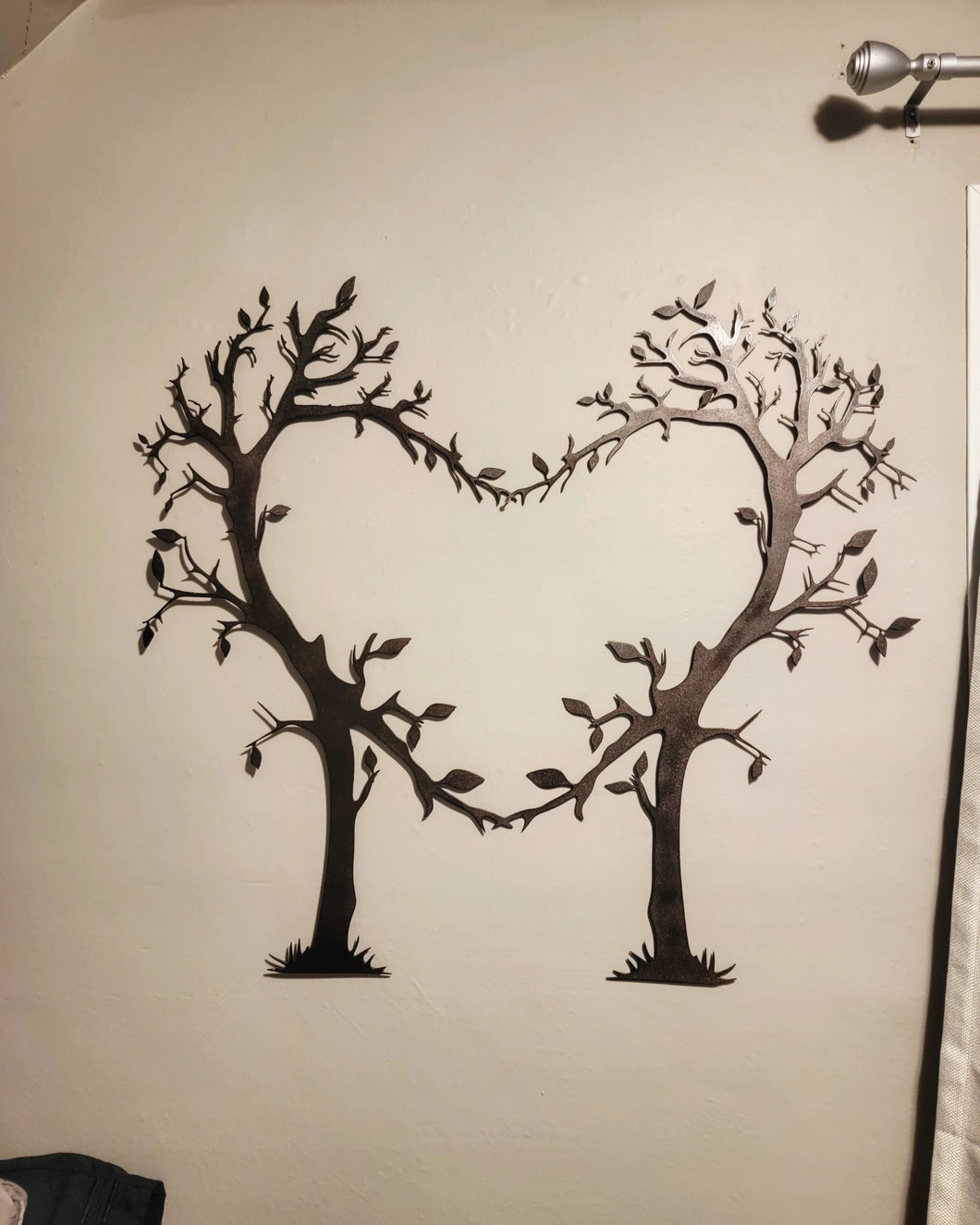 Heart Tree Metal Sign