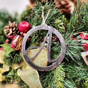 Monogram Ornament - Christmas Tree Ornament