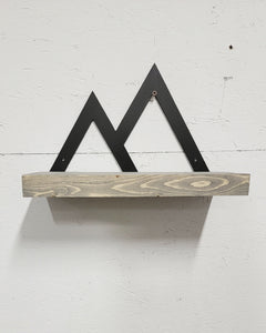 Metal Mountain Framed Floating Shelf