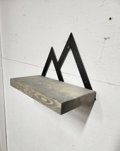 Metal Mountain Framed Floating Shelf