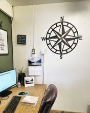 Load image into Gallery viewer, Modern Metal Compass Sign
