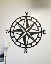 Load image into Gallery viewer, Modern Metal Compass Sign
