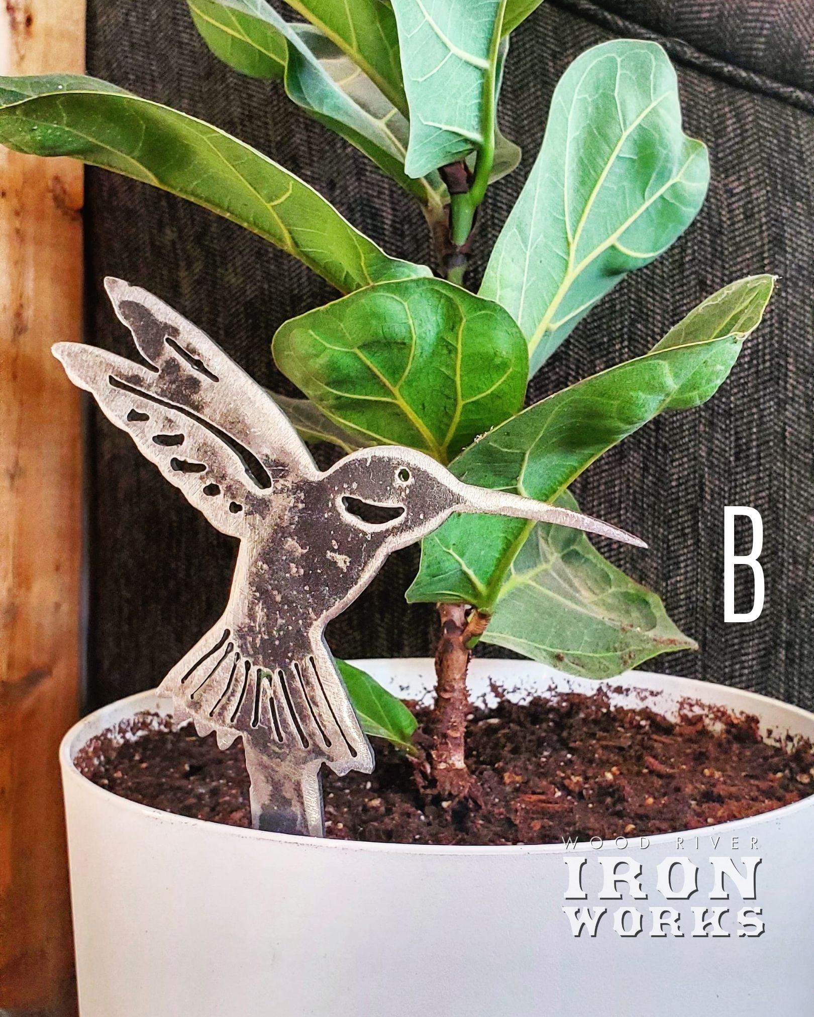decorative plant stakes for indoor plants Indoor Pot Bird Stakes / Plant Pot Decoration – Wood River Iron Works