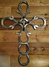 Load image into Gallery viewer, Horseshoe Cross - The Holy Cross - Large or Small
