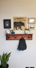 Load image into Gallery viewer, Railway Spike Coat Rack Shelf
