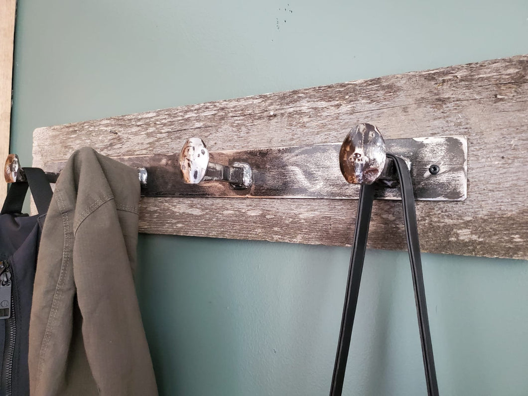 Grey wood coat rack hotsell