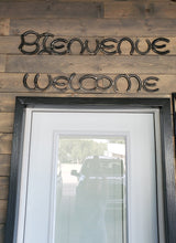 Load image into Gallery viewer, Horseshoe Welcome sign
