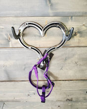 Load image into Gallery viewer, Horseshoe Heart Coat Rack
