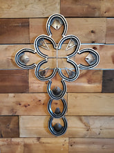Load image into Gallery viewer, Horseshoe Cross - Stylized Horseshoe Cross - large
