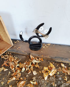 Horseshoe Cat Business Card Holder