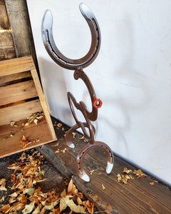 Horseshoe Christmas Reindeer Decoration