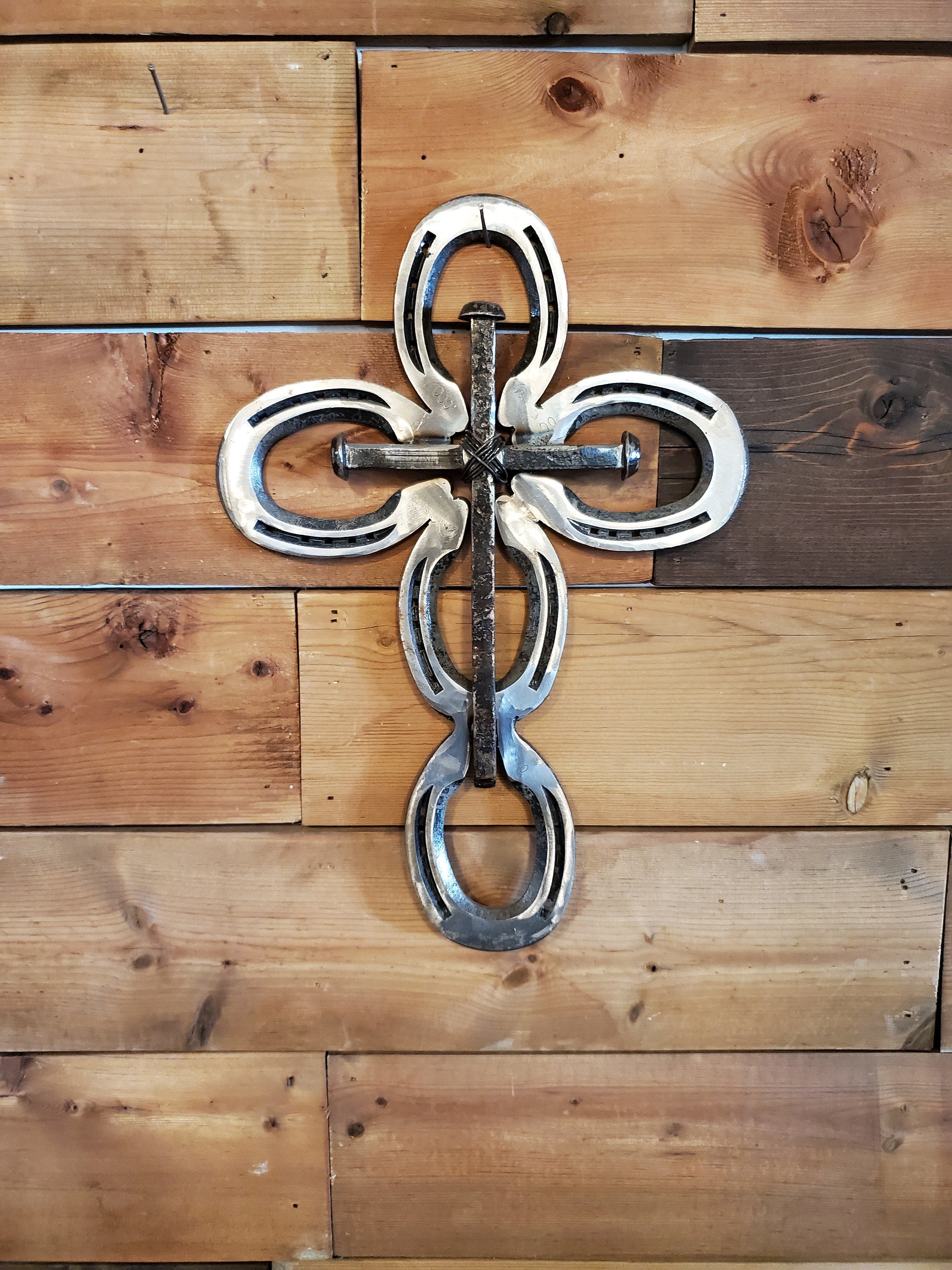 Horseshoe Cross - The Iron Cross - Long / Small – Wood River Iron