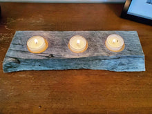 Load image into Gallery viewer, Barn Wood Candle Holder
