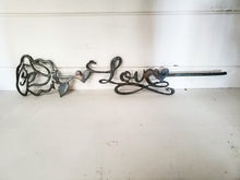 Load image into Gallery viewer, Metal Love Rose Sign
