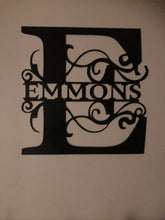 Load image into Gallery viewer, Custom Family Monogram Sign
