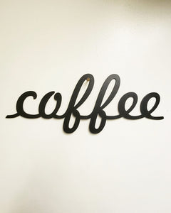 Metal Coffee Sign
