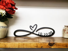 Load image into Gallery viewer, Anniversary Date Infinity Sign
