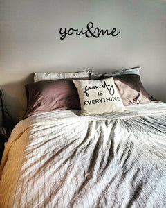 Metal Sign, You & Me Sign