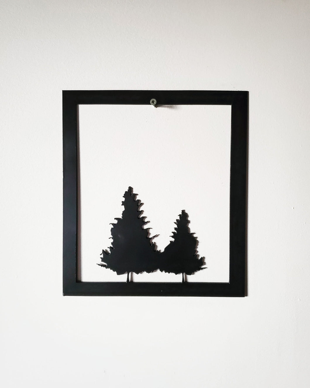 Picture Frame Pine Tree Wall Art