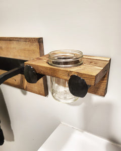 Rustic Toothbrush Holder