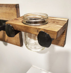 6-Piece Bathroom Collection - Railway Spike and Wood