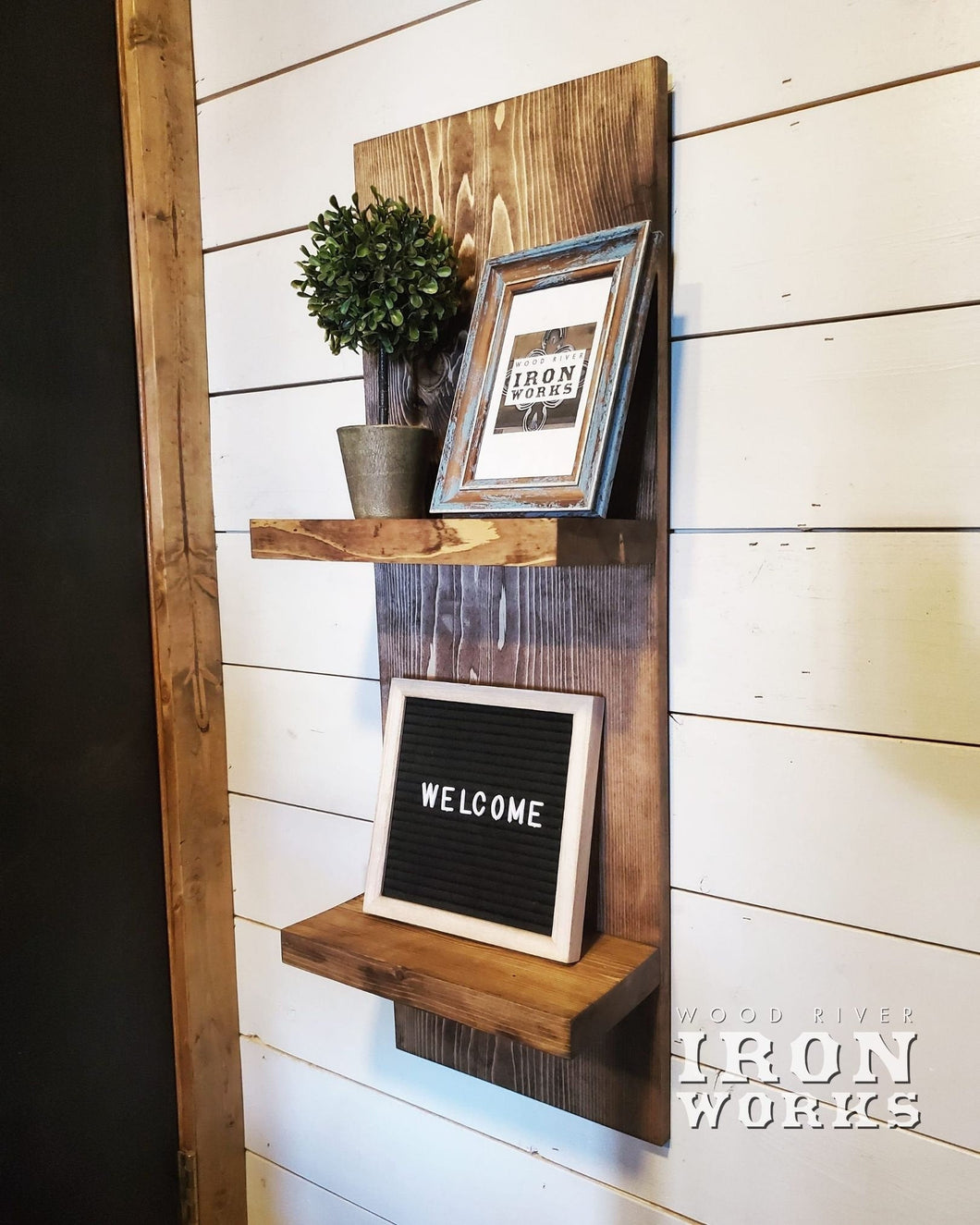 Wooden Floating Shelf, 2 Shelves, Wood Shelf, Rustic Decor, Farmhouse