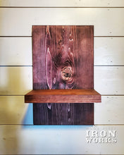 Load image into Gallery viewer, Wooden Floating Shelf, 1 shelf, Wood Shelf, Rustic Decor, Farmhouse
