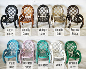 Horseshoe Mini Chair - plant stand